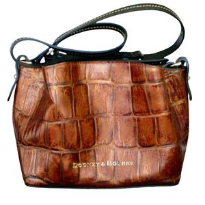 Dooney & Bourke Brown Leather Women's Crossbody Bag